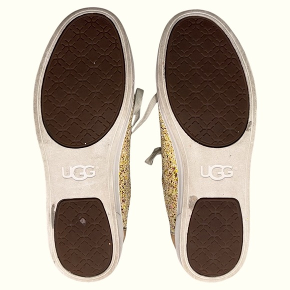 UGG KARINE CHUNKY GLITTER GOLD MULTI SHOES Women’s 10 - Picture 6 of 15